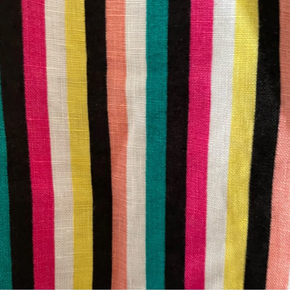 Pure Collection Laundered Linen Shirt Dress - Stripes Multicoloured - 20 - NWT - Picture 5 of 5